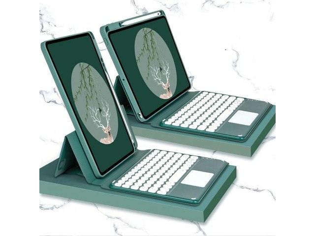 Bluetooth Keyboard Leather Case with Touchpad for iPad 10.2 and 10.5-inch: $56.51 Bluetooth Keyboard Leather Case with Touchpad for iPad 10.2 and 10.5-inch: $56.51