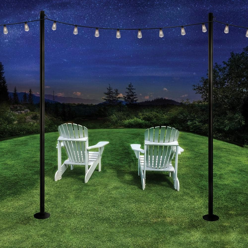 10-Foot String Light Pole and 100-Foot 80-Light LED Edison String Light Set 4-Pack: $219.95 10-Foot String Light Pole and 100-Foot 80-Light LED Edison String Light Set 4-Pack: $219.95