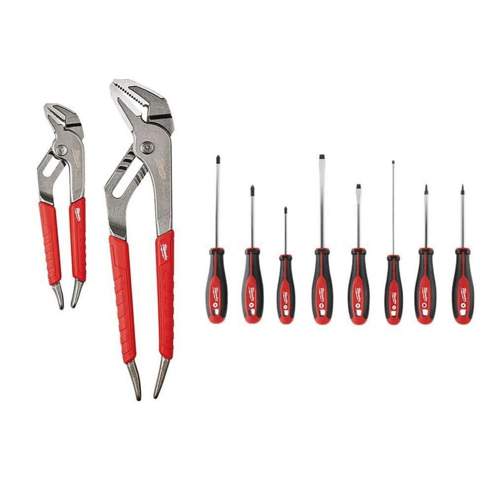 Straight Jaw Pliers and Screwdriver Set 10-Piece: $54.97