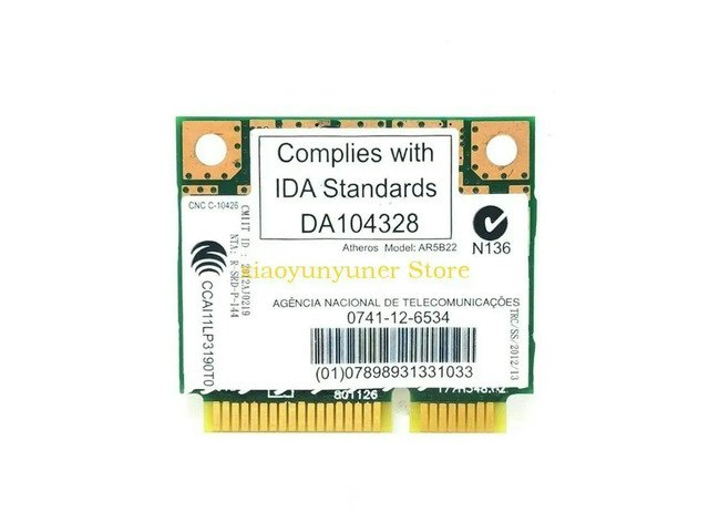 AR5B22 300Mbps Bluetooth 4.0 Laptop Wi-Fi Card: $18.18 AR5B22 300Mbps Bluetooth 4.0 Laptop Wi-Fi Card: $18.18