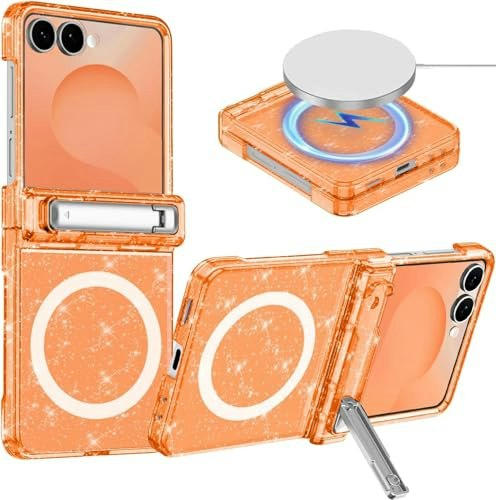 Shecaset Samsung Galaxy Z Flip 7 Case with MagSafe and Screen Protector: $20.39 Shecaset Samsung Galaxy Z Flip 7 Case with MagSafe and Screen Protector: $20.39
