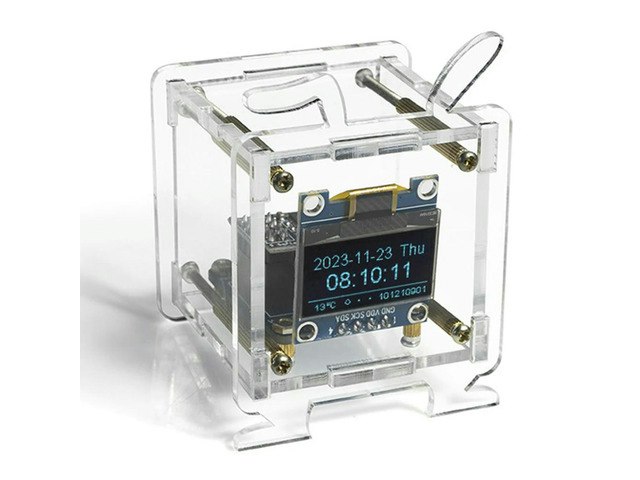 ESP8266 0.96-Inch OLED DIY Electronic Weather Clock Kit: $25 ESP8266 0.96-Inch OLED DIY Electronic Weather Clock Kit: $25