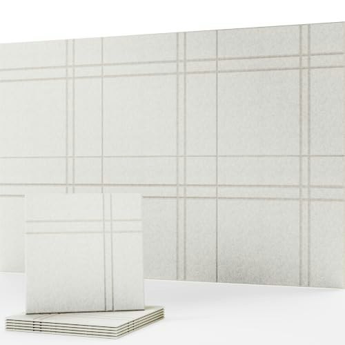 Decorative Acoustic Wall Panels 6-Pack: $80.74 Decorative Acoustic Wall Panels 6-Pack: $80.74