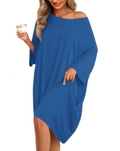 Kfubuo Women's Plus Size Nightgown: $15.99 Kfubuo Women's Plus Size Nightgown: $15.99