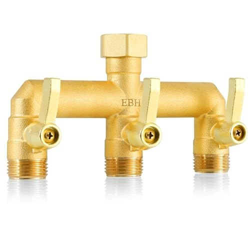 EBH 3-Way Brass Garden Hose Splitter: $23.79 EBH 3-Way Brass Garden Hose Splitter: $23.79