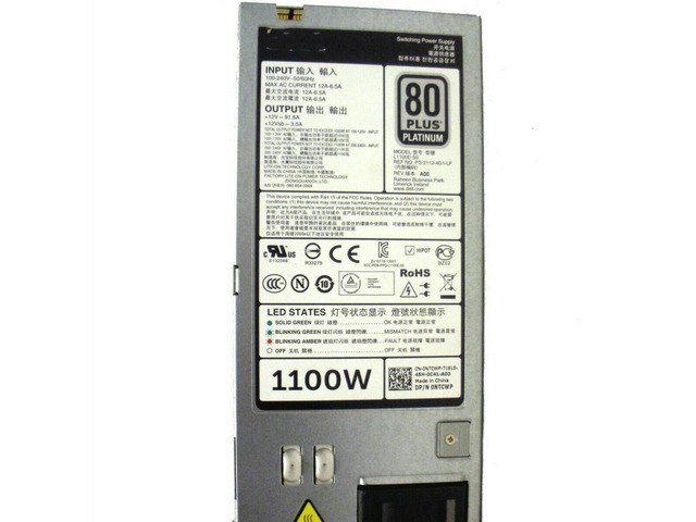 Dell 1,100W Power Supply for R520 R620 R720 T620 T420: $139.99 Dell 1,100W Power Supply for R520 R620 R720 T620 T420: $139.99