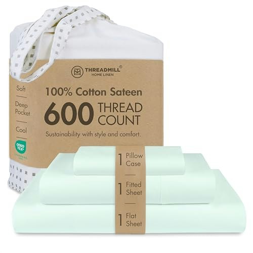 Threadmill 600 Thread Count Cotton Twin XL Sheet Set 3-Piece: $53.53 Threadmill 600 Thread Count Cotton Twin XL Sheet Set 3-Piece: $53.53