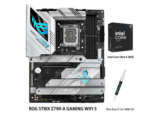 Asus ROG Strix Z790-A Gaming WiFi Motherboard and Intel Ultra 9 285K CPU Combo: $1,499.99 Asus ROG Strix Z790-A Gaming WiFi Motherboard and Intel Ultra 9 285K CPU Combo: $1,499.99