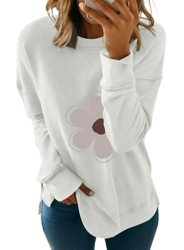 Dokotoo Women's Crewneck Long Sleeve Sweatshirt: $16.99 Dokotoo Women's Crewneck Long Sleeve Sweatshirt: $16.99