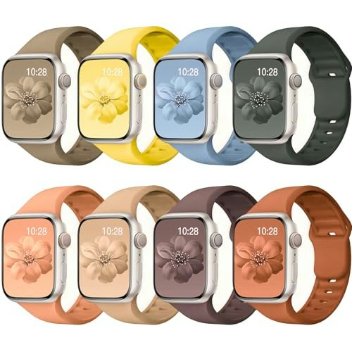 Silicone Watch Bands for Apple Watch 8-Pack: $11.89 Silicone Watch Bands for Apple Watch 8-Pack: $11.89