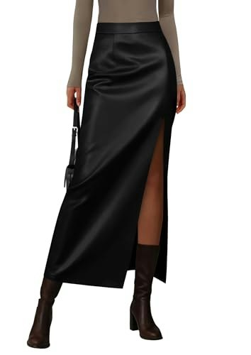 Prettygarden Women's Faux Leather Long Pencil Skirt: $28.78 Prettygarden Women's Faux Leather Long Pencil Skirt: $28.78