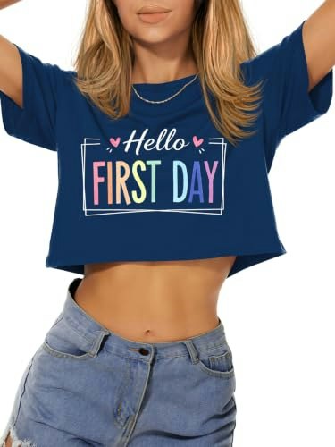 Women's Short Sleeve Crop Top: $5.98 Women's Short Sleeve Crop Top: $5.98