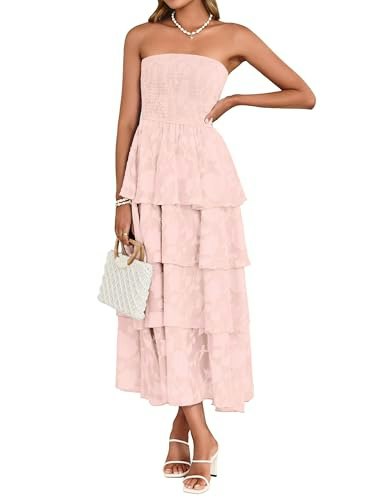 Simplee Women's Floral Strapless Maxi Dress: $45.04 Simplee Women's Floral Strapless Maxi Dress: $45.04