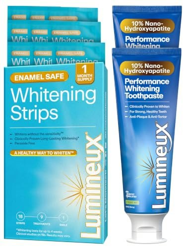 Lumineux Whitening Duo 3.75oz Toothpaste 2-Pack and 9 Whitening Strips: $25.99 Lumineux Whitening Duo 3.75oz Toothpaste 2-Pack and 9 Whitening Strips: $25.99
