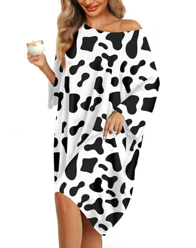 KFUBUO Women's Plus Size Short Sleeve Sleep Dress: $19.19 KFUBUO Women's Plus Size Short Sleeve Sleep Dress: $19.19