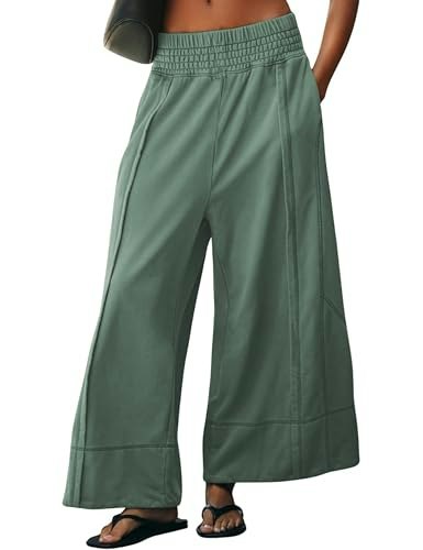 Taqcux Women's Wide Leg Cotton Sweatpants: $25.47 Taqcux Women's Wide Leg Cotton Sweatpants: $25.47