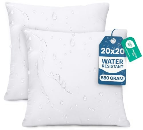 Utopia Bedding 20x20-inch Outdoor Throw Pillows 2-Pack: $17.89 Utopia Bedding 20x20-inch Outdoor Throw Pillows 2-Pack: $17.89