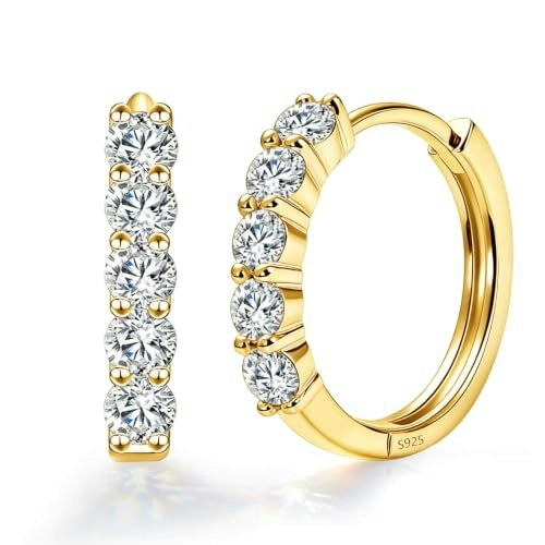 Wes Sterling Silver Moissanite Hoop Earrings: $26.18 Wes Sterling Silver Moissanite Hoop Earrings: $26.18