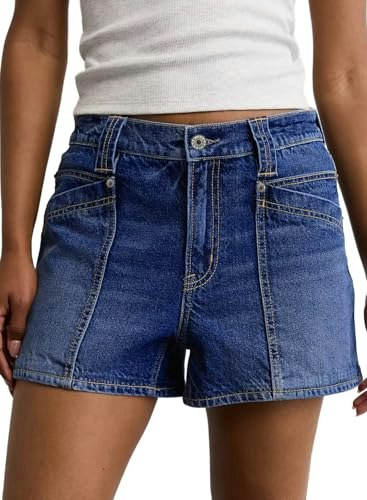Astylish Women's 8-inch Denim Shorts: $24.98 Astylish Women's 8-inch Denim Shorts: $24.98