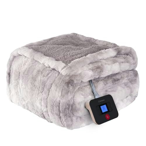 Westinghouse Full Faux Fur Heated Blanket: $76.49