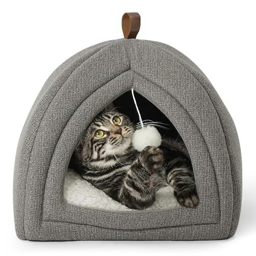Bedsure 2-in-1 Cat Cave Bed: $20.39