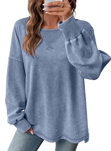 Shewin Women's Crewneck Lightweight Sweatshirt: $26.98 Shewin Women's Crewneck Lightweight Sweatshirt: $26.98