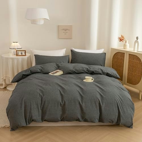 Ecocott Washed Cotton Super King Duvet Cover Set: $19.99 Ecocott Washed Cotton Super King Duvet Cover Set: $19.99