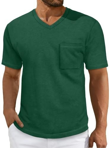 Men's V-Neck Casual Pocket T-Shirt: $10.19 Men's V-Neck Casual Pocket T-Shirt: $10.19