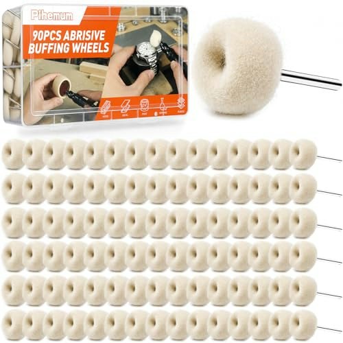 90-Piece Abrasive Buffing and Polishing Wheel Set: $16.99 90-Piece Abrasive Buffing and Polishing Wheel Set: $16.99