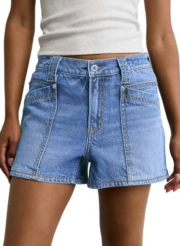 Astylish Women's High-Waisted Denim Shorts: $24.98