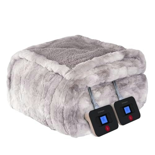 Westinghouse Queen Size Faux Fur Heated Blanket: $83.99 Westinghouse Queen Size Faux Fur Heated Blanket: $83.99