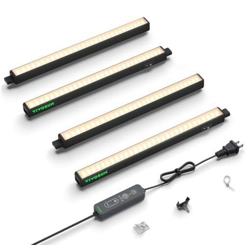 Vivosun T5 1-foot Full Spectrum Indoor Grow Light 4-Pack: $29.74