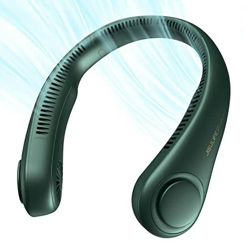 Jisulife 4,000mAh Portable Bladeless Neck Fan: $25.50