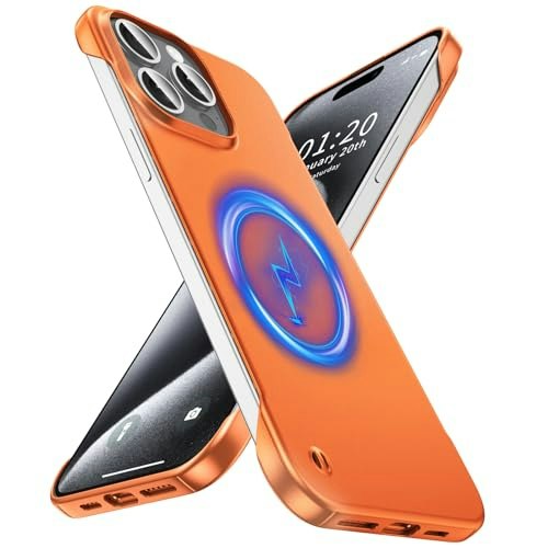 Grecazo Magnetic Frosted Frameless Case for iPhone 15 Pro Max: $17.88 Grecazo Magnetic Frosted Frameless Case for iPhone 15 Pro Max: $17.88
