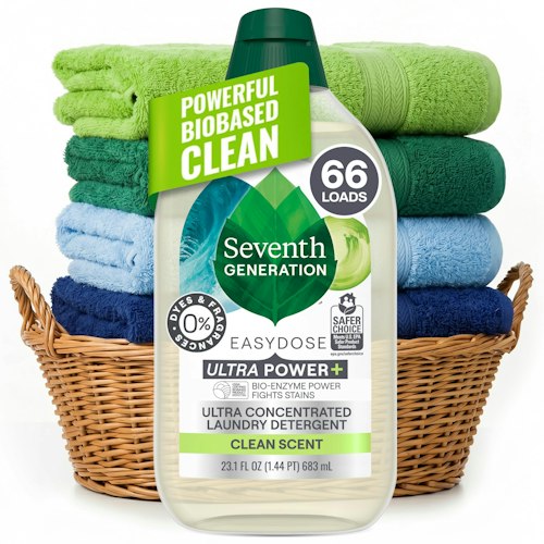 Seventh Generation Ultra Power Plus 23-oz. Laundry Detergent for $5.54 via Sub & Save + free shipping w/ Prime