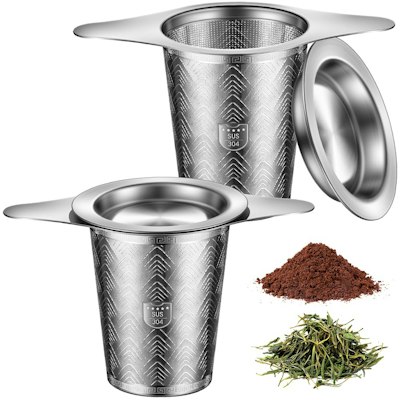 Stainless Steel Tea Infusers 2-Pack for $5 + free shipping w/ Prime