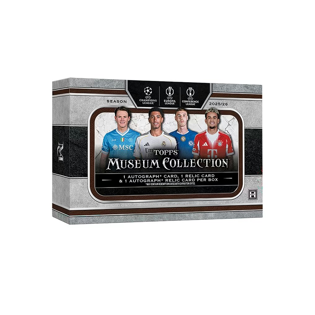 2025/26 Topps Museum UCC Collection Factory Sealed Hobby Box: $400 App-only
