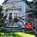 200" Spider Web w/ 59" Giant Decoration for $10 + free shipping w/ Prime