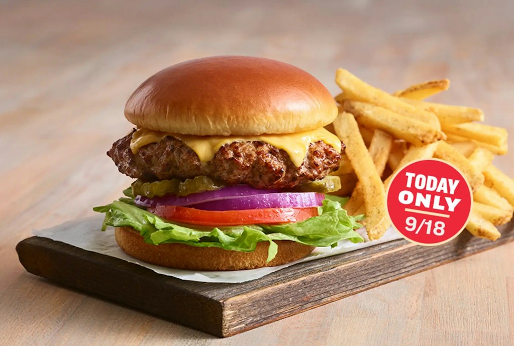 Applebee's Handcrafted Cheeseburger and Fries: $8.99