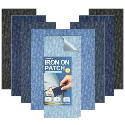 Dreahlife Iron-on Denim Patches 10-Pack: $2.48