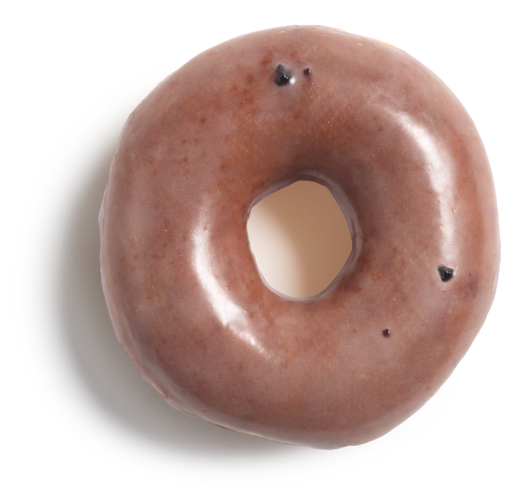 Krispy Kreme Original Glazed Blueberry Flavored Dozen Doughnuts: $5 w/ other dozen purchase