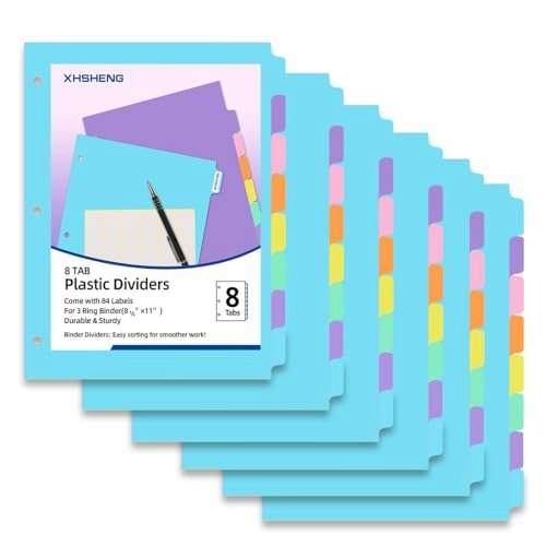 3-Ring Binder Dividers 48-Pack: $19.89 3-Ring Binder Dividers 48-Pack: $19.89