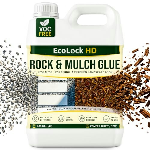 EcoLock Rock & Mulch Glue for Landscaping 1-Gallon: $17.99
