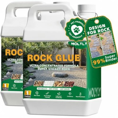 Molyly Landscaping Rock Glue 2-Gallon Supply for $30 + free shipping w/ Prime