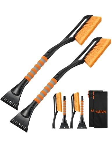 AstroAI 27" Snow Brush and Ice Scraper 2-Pack: $11.39