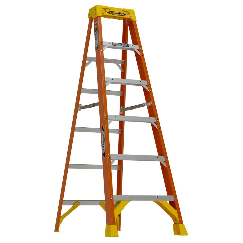 Werner NXT1A 6' Fiberglass Type 1A 300-lb. Capacity Step Ladder: $119