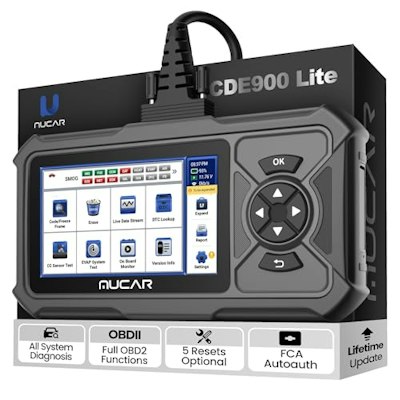 Mucar CDE900 Lite OBD2 Scanner Diagnostic Tool for $90 + free shipping