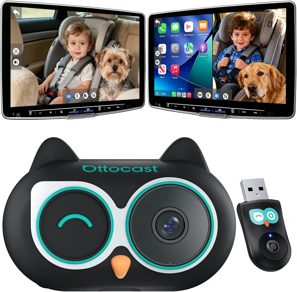 Ottocast Car Camera & Wireless CarPlay Adapter: $98.99
