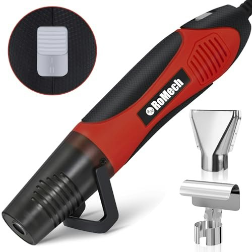 Romech 350W Dual-Temp Heat Gun with 2 Nozzles: $7.77