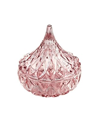 Godinger Blush Glass Hershey Kiss Candy Dish for $15 + free shipping w/ Prime